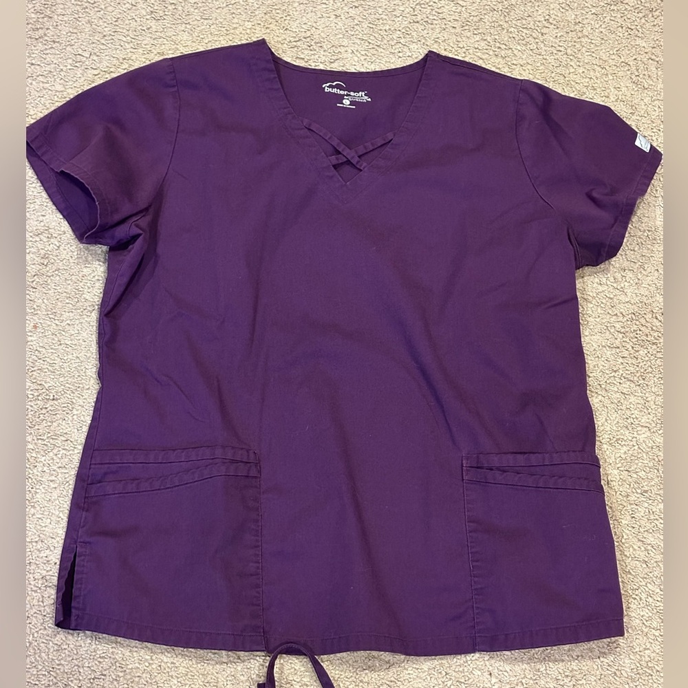 Scrubs Set Uniform Advantage- Butter Soft Deep Purple
